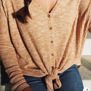 Out from Under Oversized Waffle Knit Top